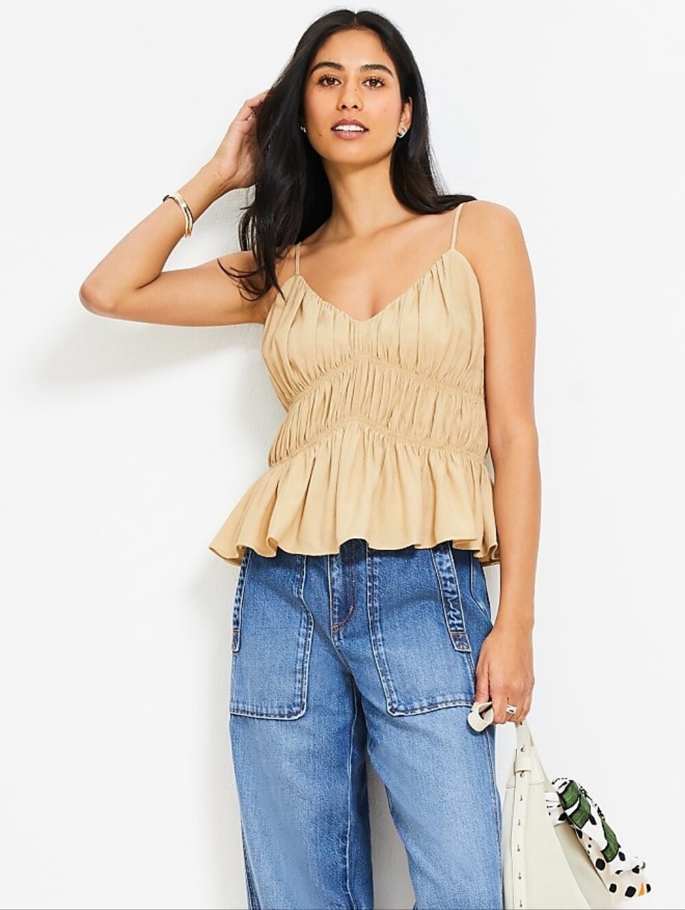 LOFT Gathered Camisole NWT LP